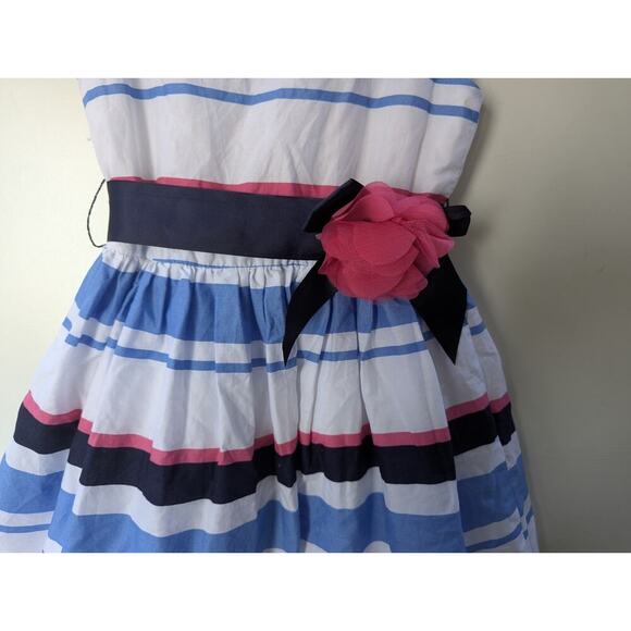 The‎ Children's Place Easter Navy Blue Pink White Formal Party Dress Sz 6 - Picture 4 of 9